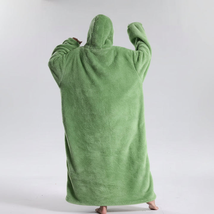 Oversized Hoodie Blanket Adults Soft Wearable Blanket Cold Days