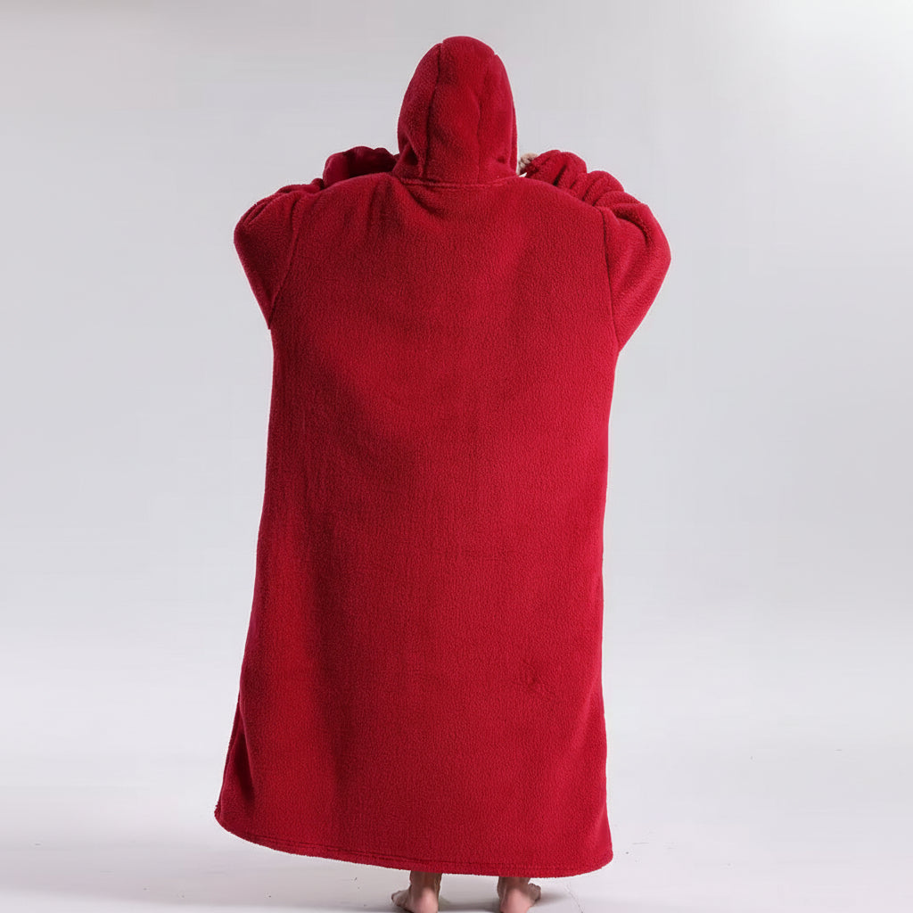 Oversized Hoodie Blanket Adults Soft Wearable Blanket Cold Days