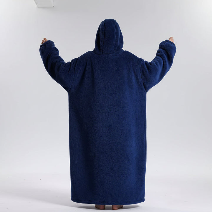 Oversized Hoodie Blanket Adults Soft Wearable Blanket Cold Days
