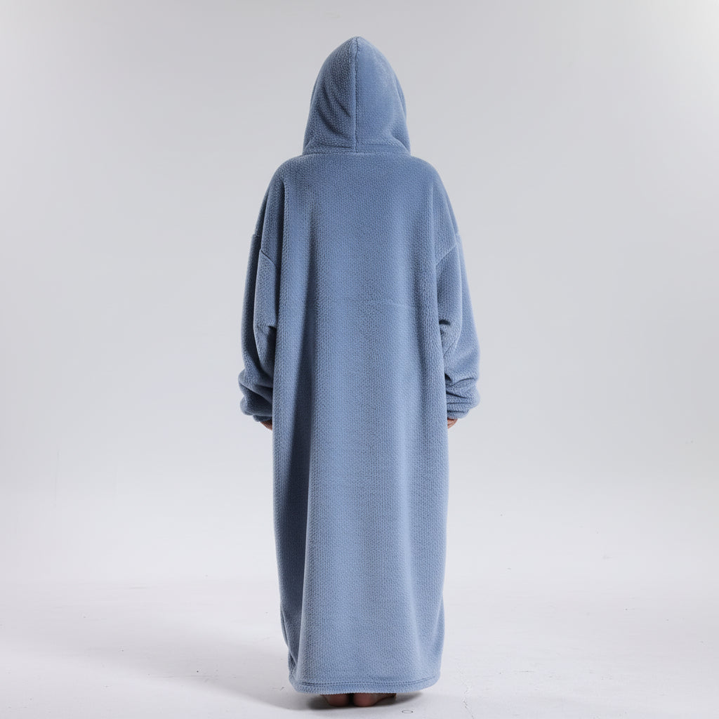Oversized Hoodie Blanket Adults Soft Wearable Blanket Cold Days