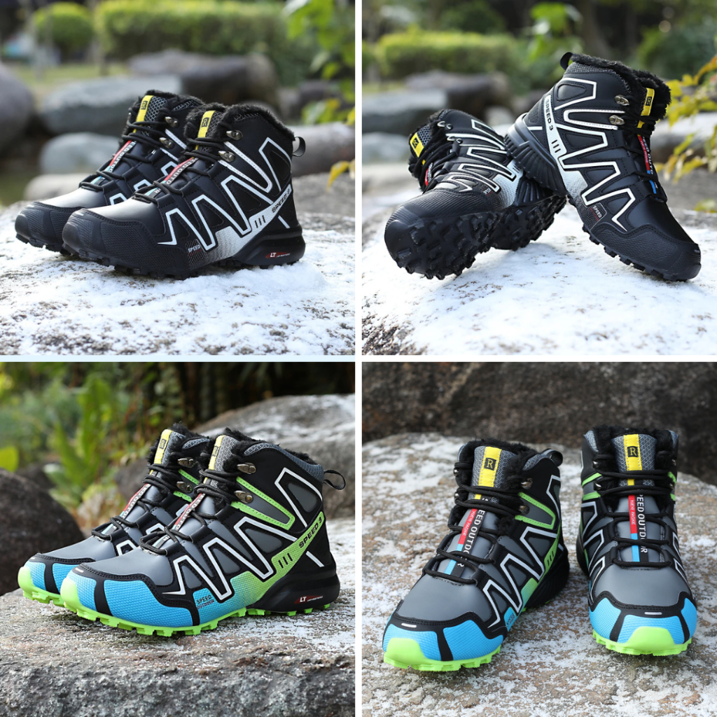 Waterproof Boots Hiking Winter Lace Up Ankle Boots