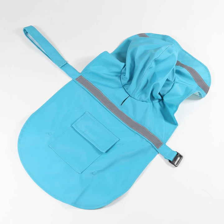 Waterproof Dog Raincoat Adjustable Hooded Design Pet Raincoat