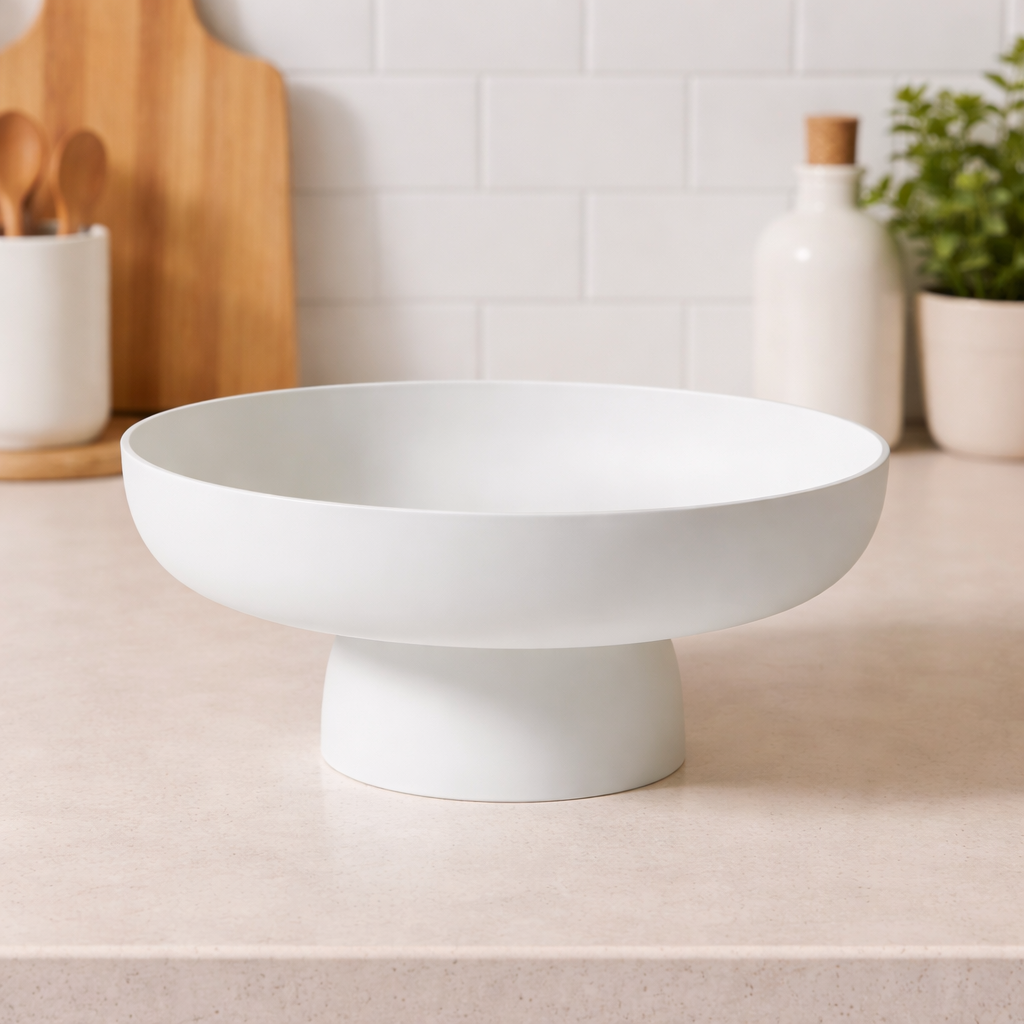 Fruit Bowl Ceramic Decorative Kitchen Counter Storage Bowl