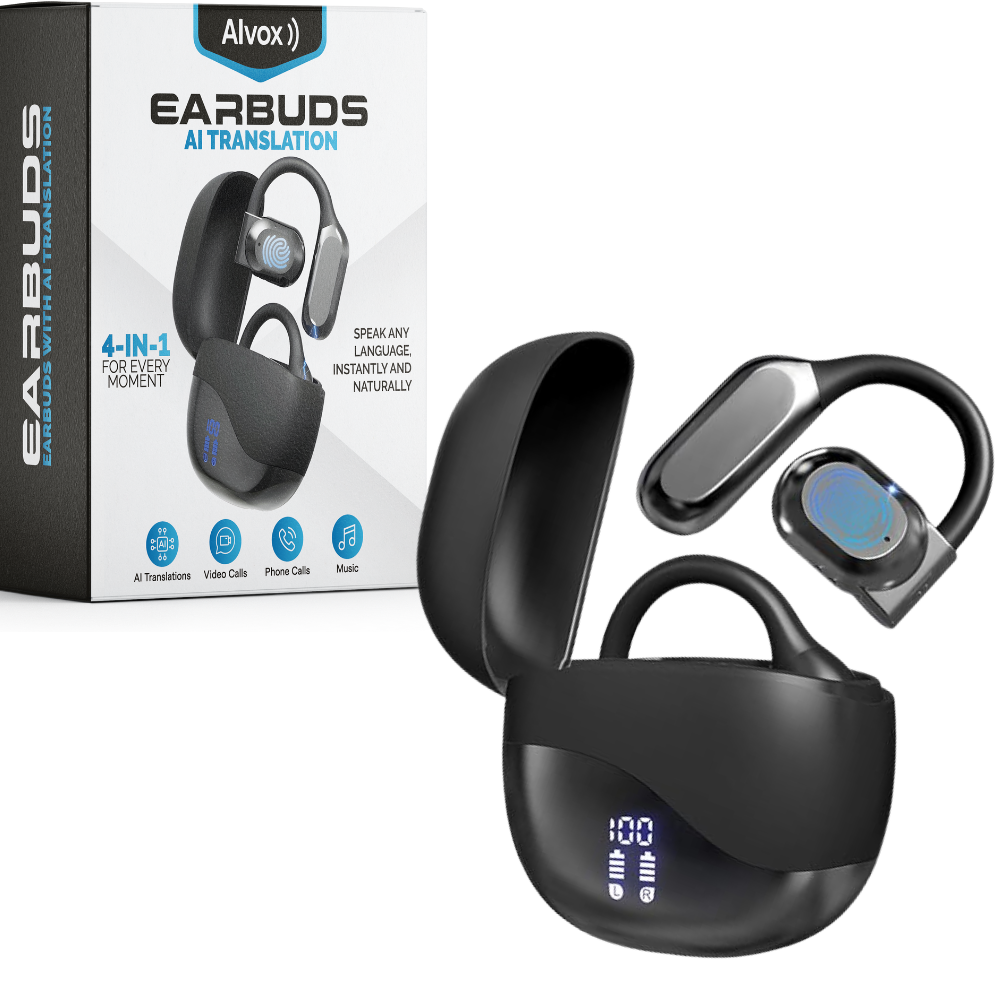 Wireless Earbuds Type C Charging Smart Translation Function