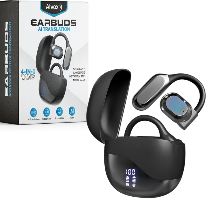 Wireless Earbuds Type C Charging Smart Translation Function