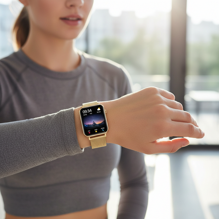 Womens Fitness Smartwatch Touchscreen Pulse