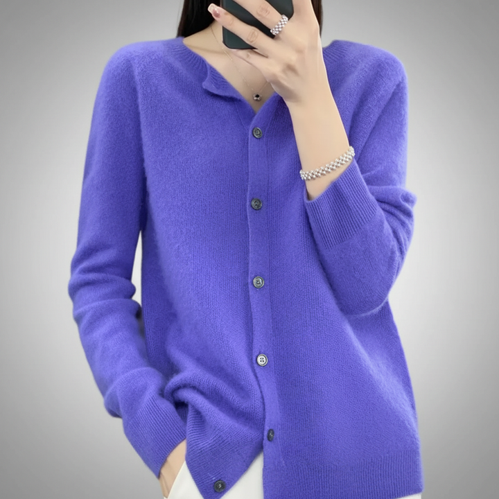 Womens Knitted Sweater Cardigan Warm