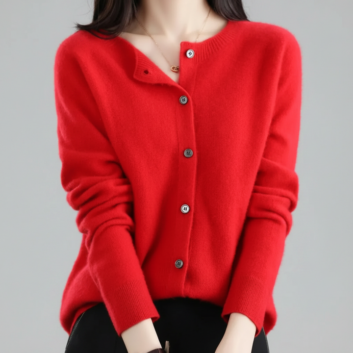 Womens Knitted Sweater Cardigan Warm