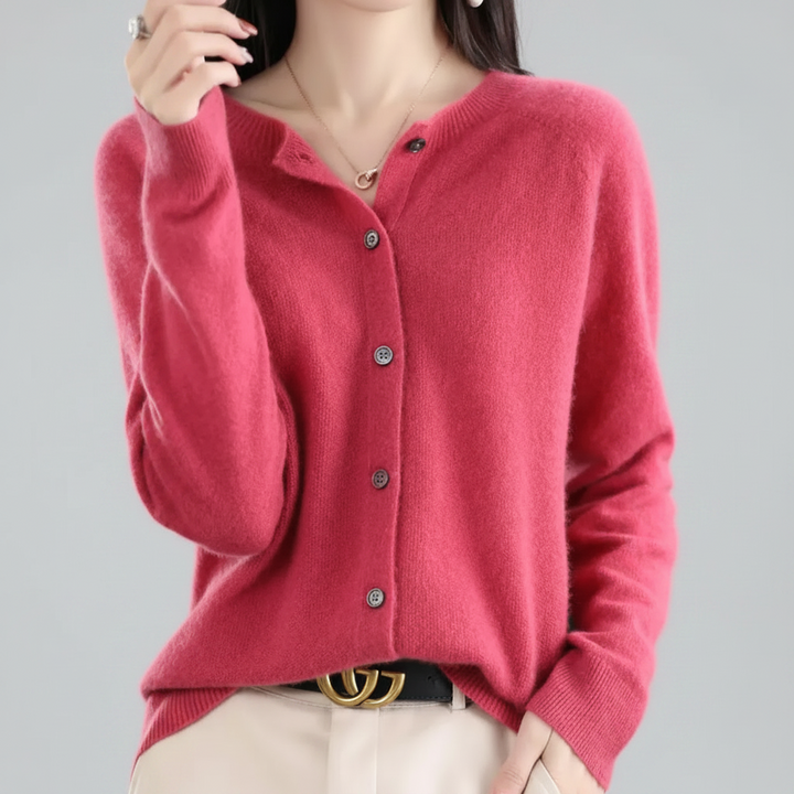 Womens Knitted Sweater Cardigan Warm