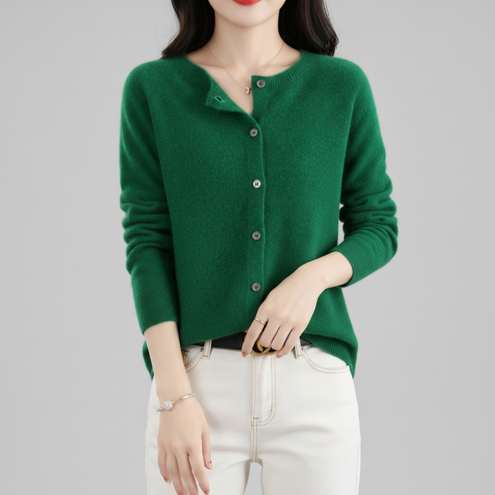 Womens Knitted Sweater Cardigan Warm