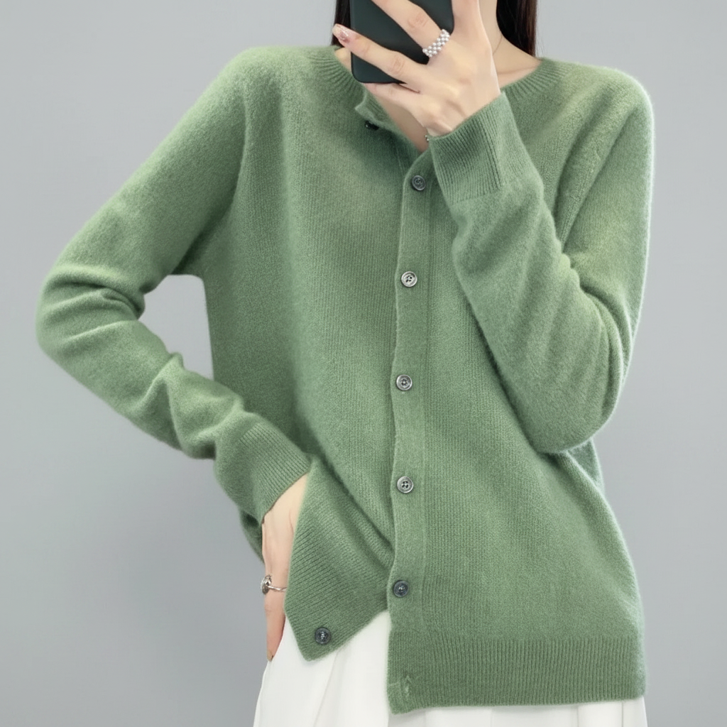 Womens Knitted Sweater Cardigan Warm