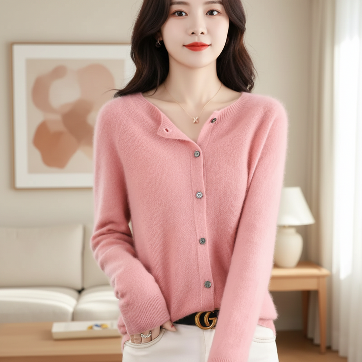 Womens Knitted Sweater Cardigan Warm