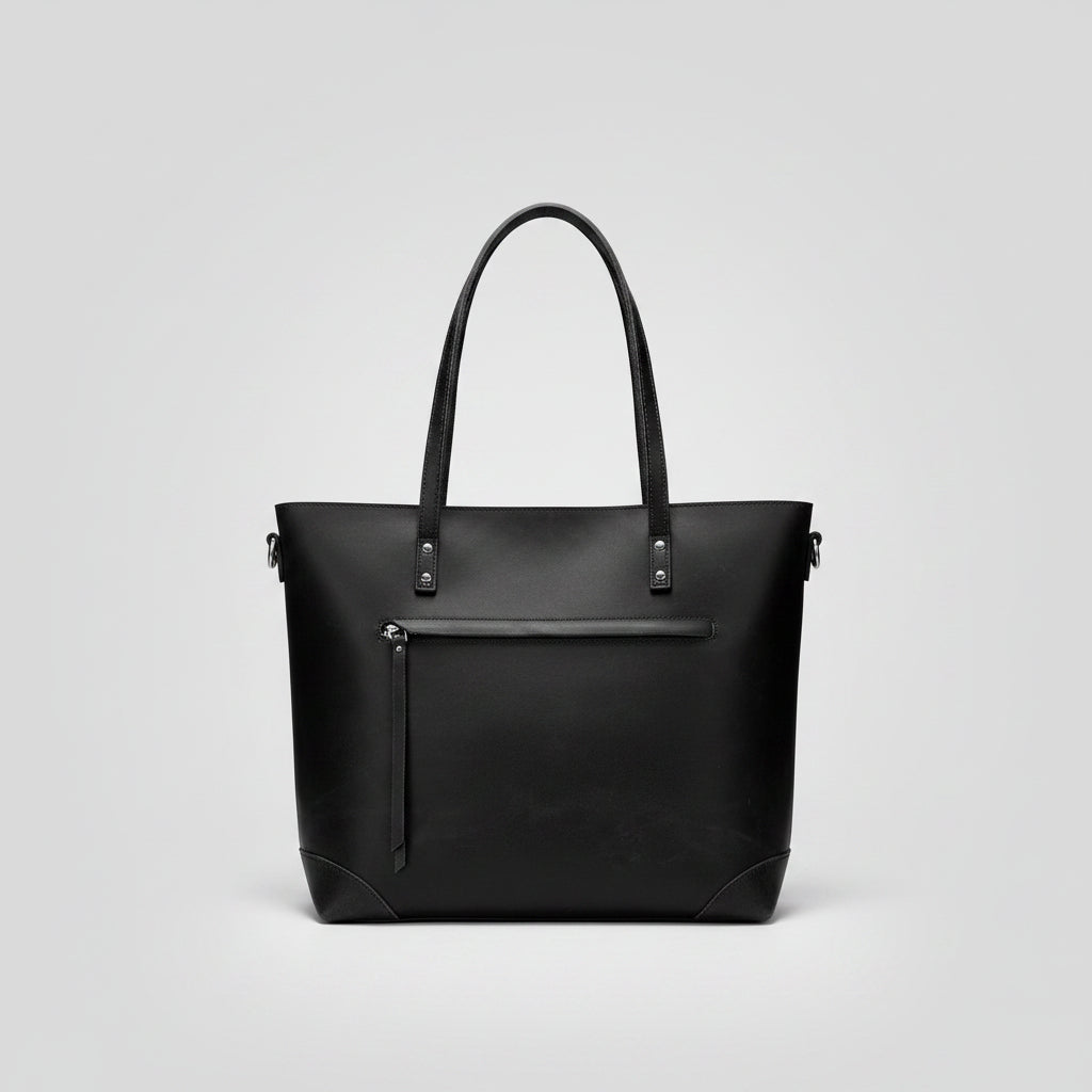 Womens Zippered Tote Bag Handbag Large