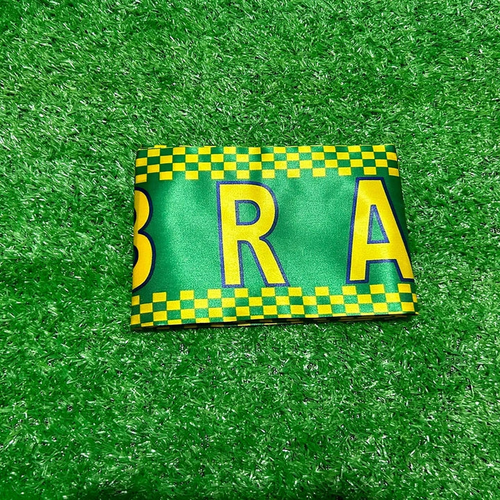 World Cup Brazil Flag Football Scarf Fringe Brazil Scarf