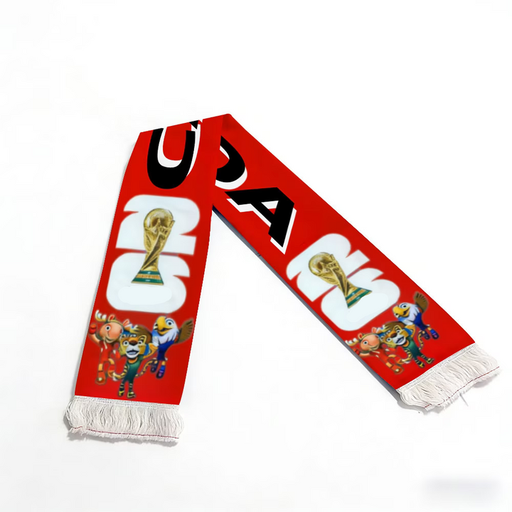 World Cup Canada Flag Fan Scarf Hand Wash Canada Sports