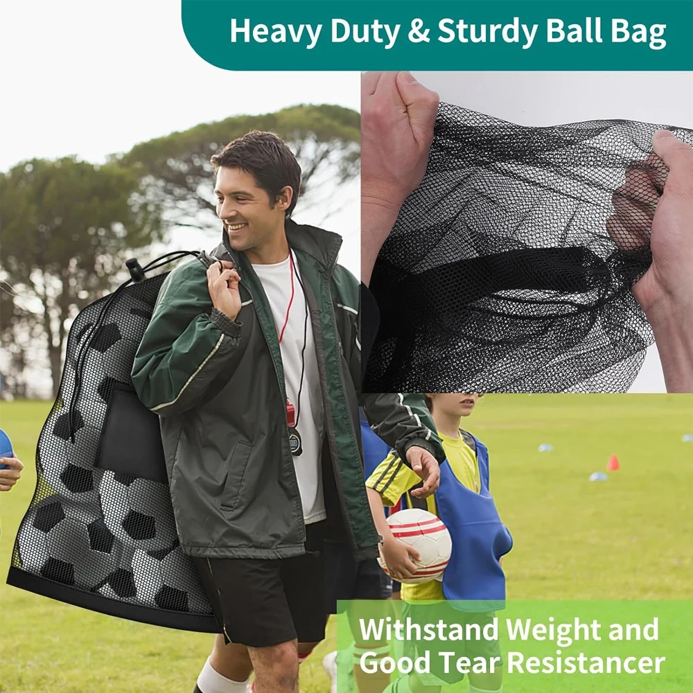 World Cup Sports Backpack Drawstring Mesh Gear Equipment