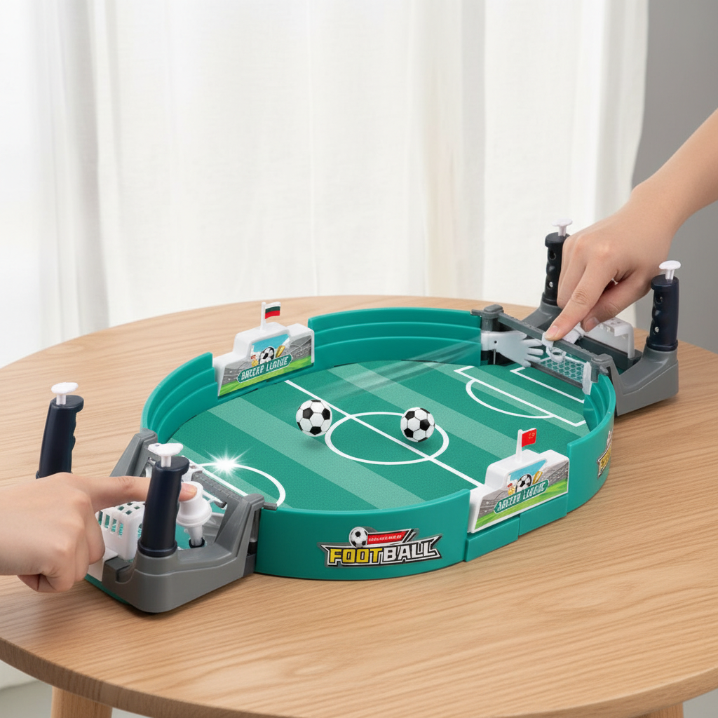 World Cup Table Football Set Compact Arcade Mini Football Game