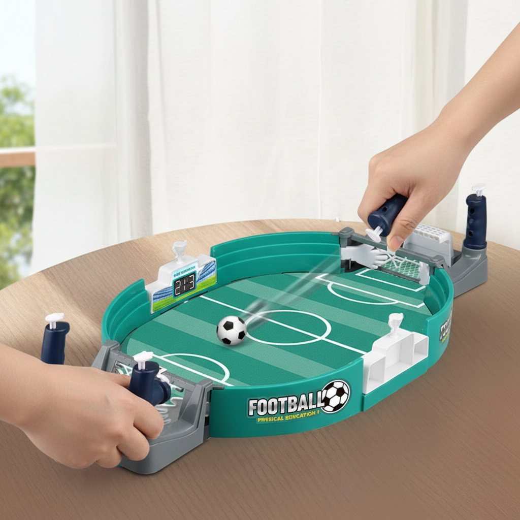 World Cup Table Football Set Compact Arcade Mini Football Game